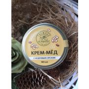 Крем мед с кедровым орехом 100 гр