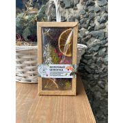 Молочный шоколад с сосновой шишкой/апельсином/фисташками/клюквой/марципановыми хрустящими хлопьями,80 гр.Таежный тайник