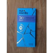Шоколад «Шоколад на Меду» Горький 70% Какао с Морской Солью, Гурмэ, 70г