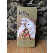 Шоколад «Шоколад на Меду» Белый с Клубникой и Фисташкой, Сказочный, 45г