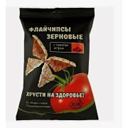 Флайчипсы зерновые с томатом и оливками