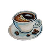 Брошь Чашечка кофе